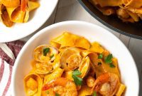 Seafood Pappardelle Perfection