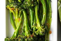 Roasted Broccolini with Chili Honey Glaze