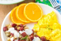 Ultimate Corned Beef Hash with Tangy Horseradish Sauce