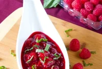 Vibrant Cranberry Raspberry Sauce