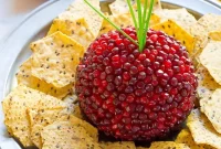 Jeweled Pomegranate Cheese Ball