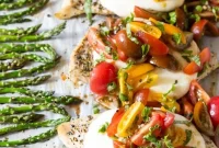 Golden Bruschetta Chicken Bake