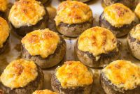 Gourmet Cream Cheese Stuffed Mushrooms