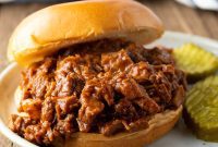 Tender Smoked Brisket Sandwich