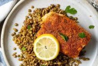 Zesty Lemon Pepper Grilled Cod