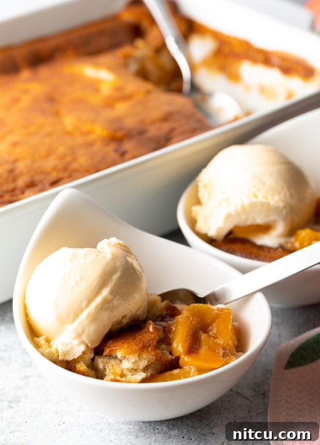 easy peach cobbler recipe with bisquick