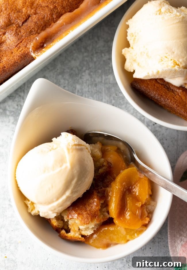easy peach cobbler recipe with bisquick