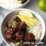 Carne Adovada in a bowl