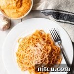 No-Cook Roasted Red Pepper Sauce (Spread & Dip!)