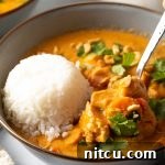 A small image of the finished African Chicken Peanut Soup