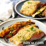 Cooked Pesto Salmon