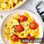 Sautéed Yellow Squash Recipe in bowls - overhead shot