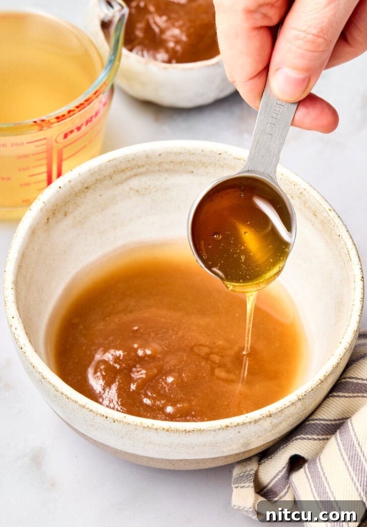 Making apple glaze