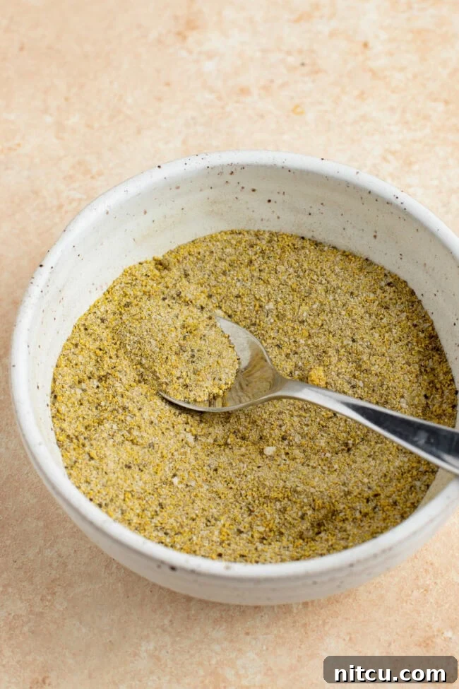 Spice blend used to season the turkey.