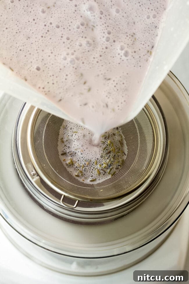 Love This! Lavender Dark Chocolate Chip Ice Cream Recipe, a truly unique dessert
