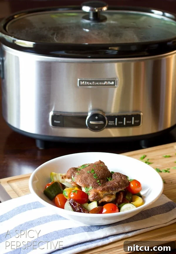Delicious and Healthy Slow Cooker Moroccan Chicken Recipe
