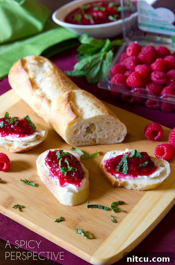 cranberry raspberry sauce for thanksgiving side or as an appetizer.