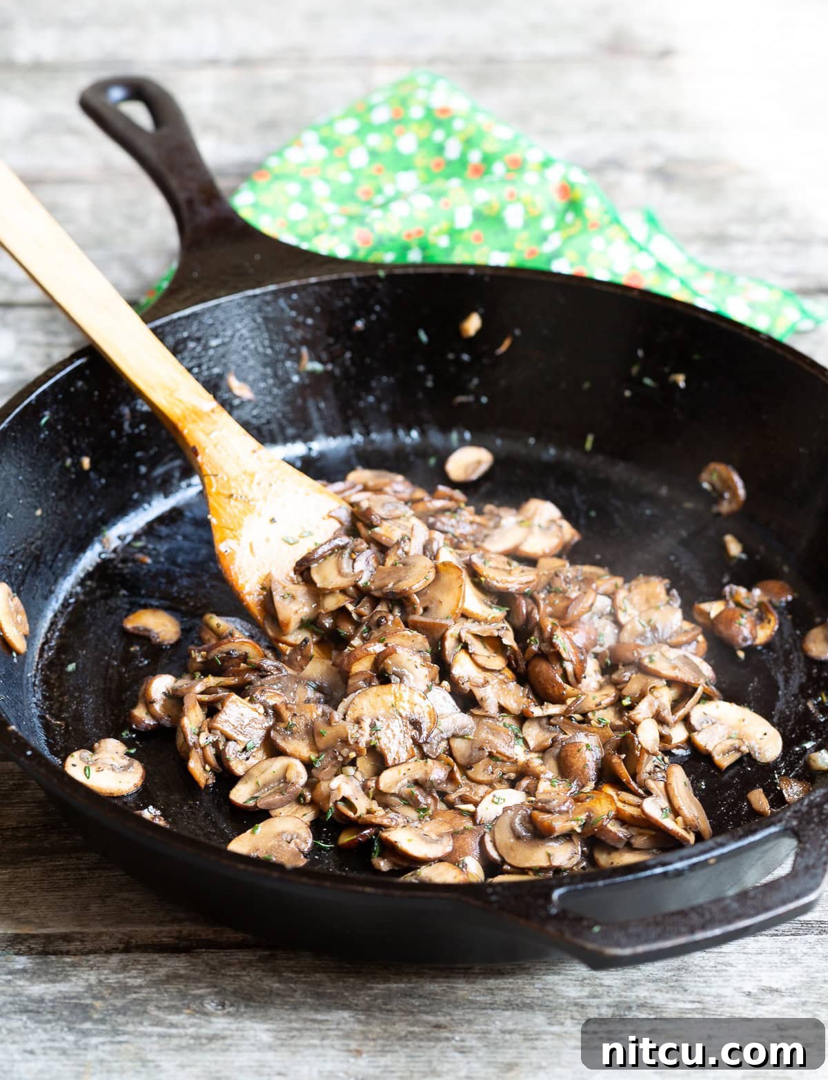Delicious Sautéed Mushrooms, the Perfect Accompaniment for Irish Boxty