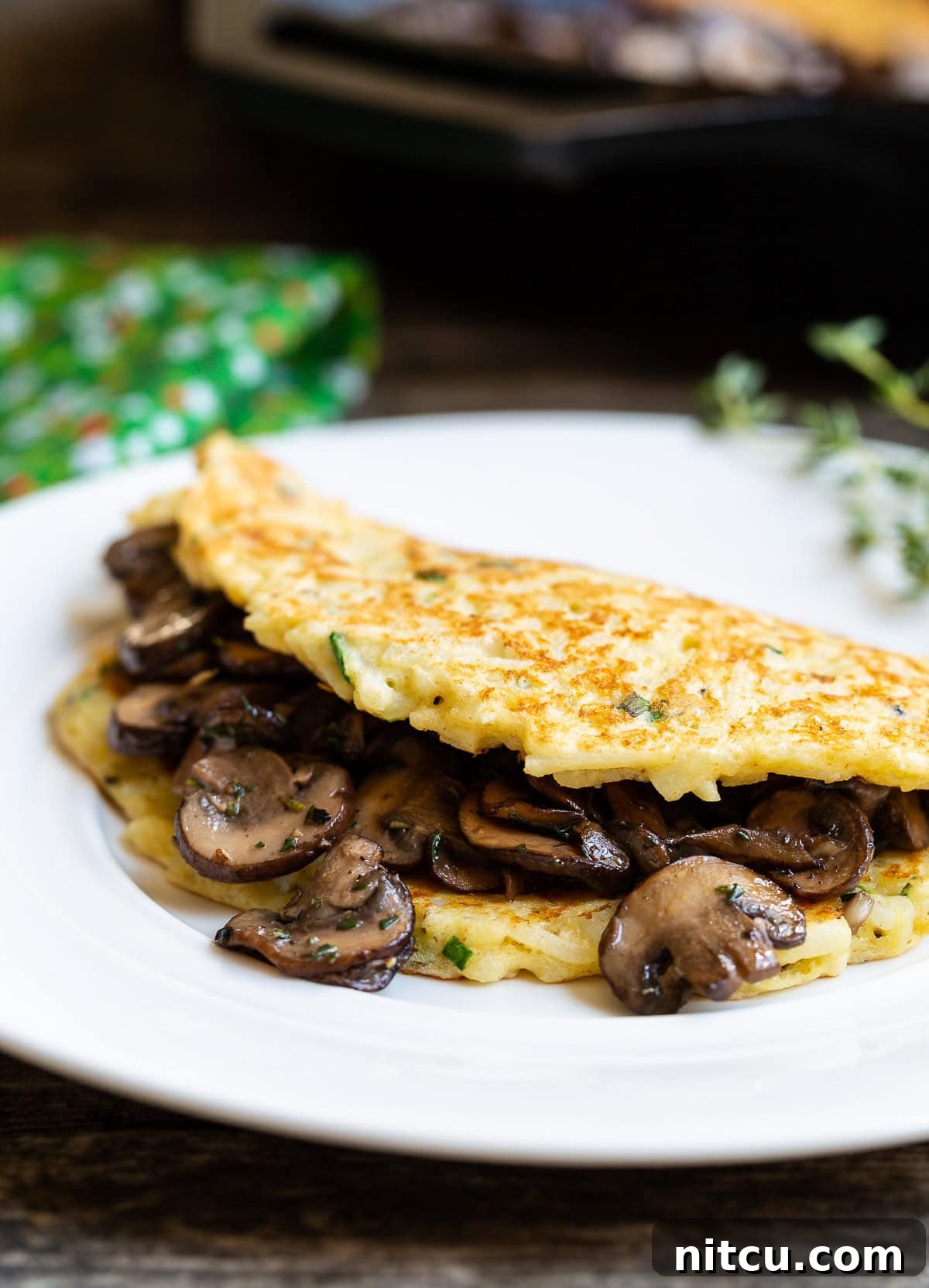 The Ultimate Boxty Recipe: Irish Potato Pancakes Stuffed with Sautéed Mushrooms and Drizzled with Whiskey Gravy