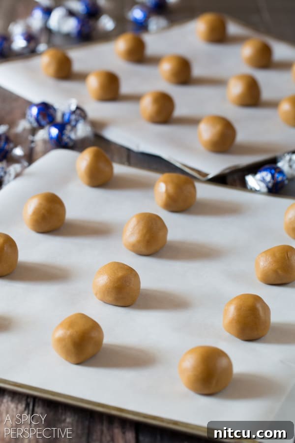 Step-by-step image of making Chocolate Peanut Butter Spider Cookies for Halloween