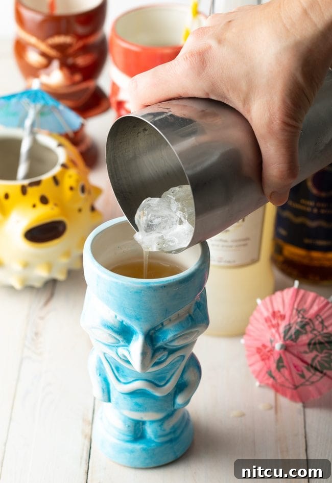 Tropical Cocktail Recipe - The classic Mai Tai, a perfect Hawaiian drink.