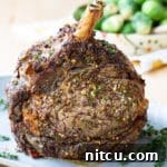 Best Standing Rib Roast Recipe for holidays and special occasions.