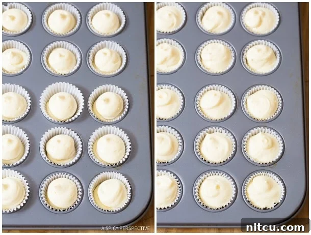 Making the Best Mini Banana Cream Pie Recipe (Banana Pudding Tarts) on ASpicyPerspective.com 