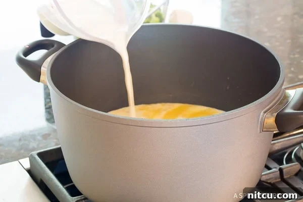 Easy Steps to Make Lightened-Up Broccoli Cheddar Soup