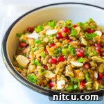 Lentil Salad with Apple Cider Vinaigrette