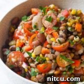 Healthy 15 Bean Salad Recipe thumbnail