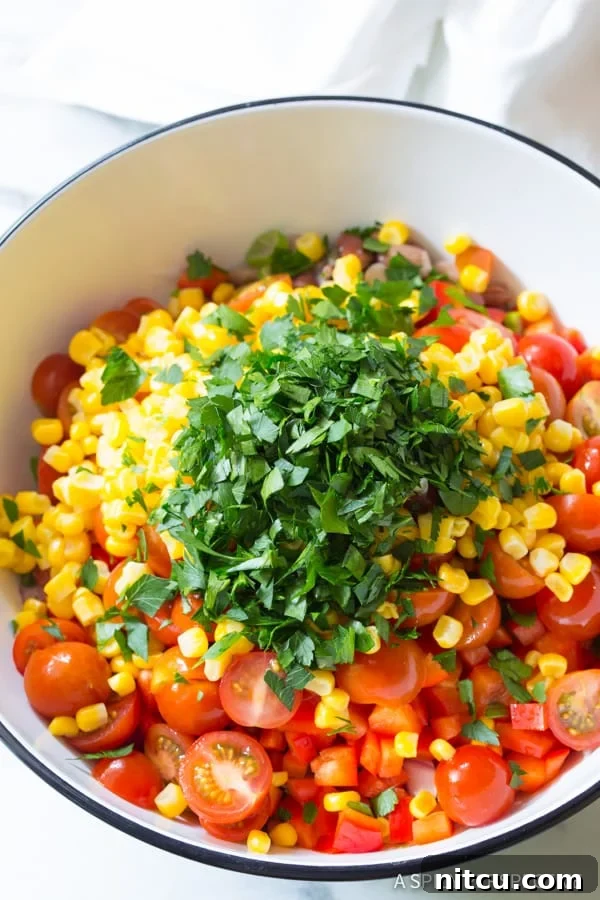 Making 15 Bean Salad Recipe: A step-by-step guide to preparing this wholesome dish.