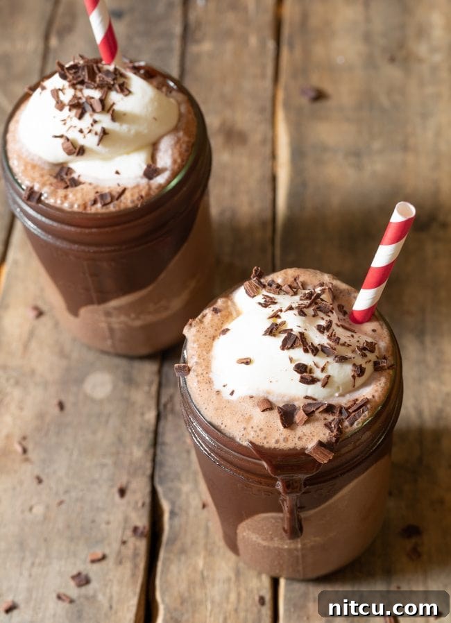 frozen hot chocolate recipe 