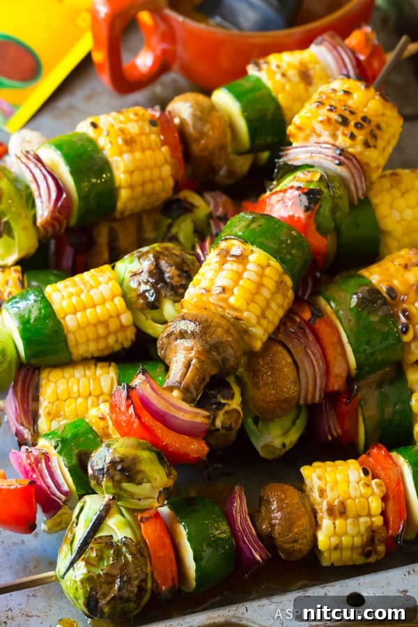 Grilled Vegetables on a Platter, Ready to Serve