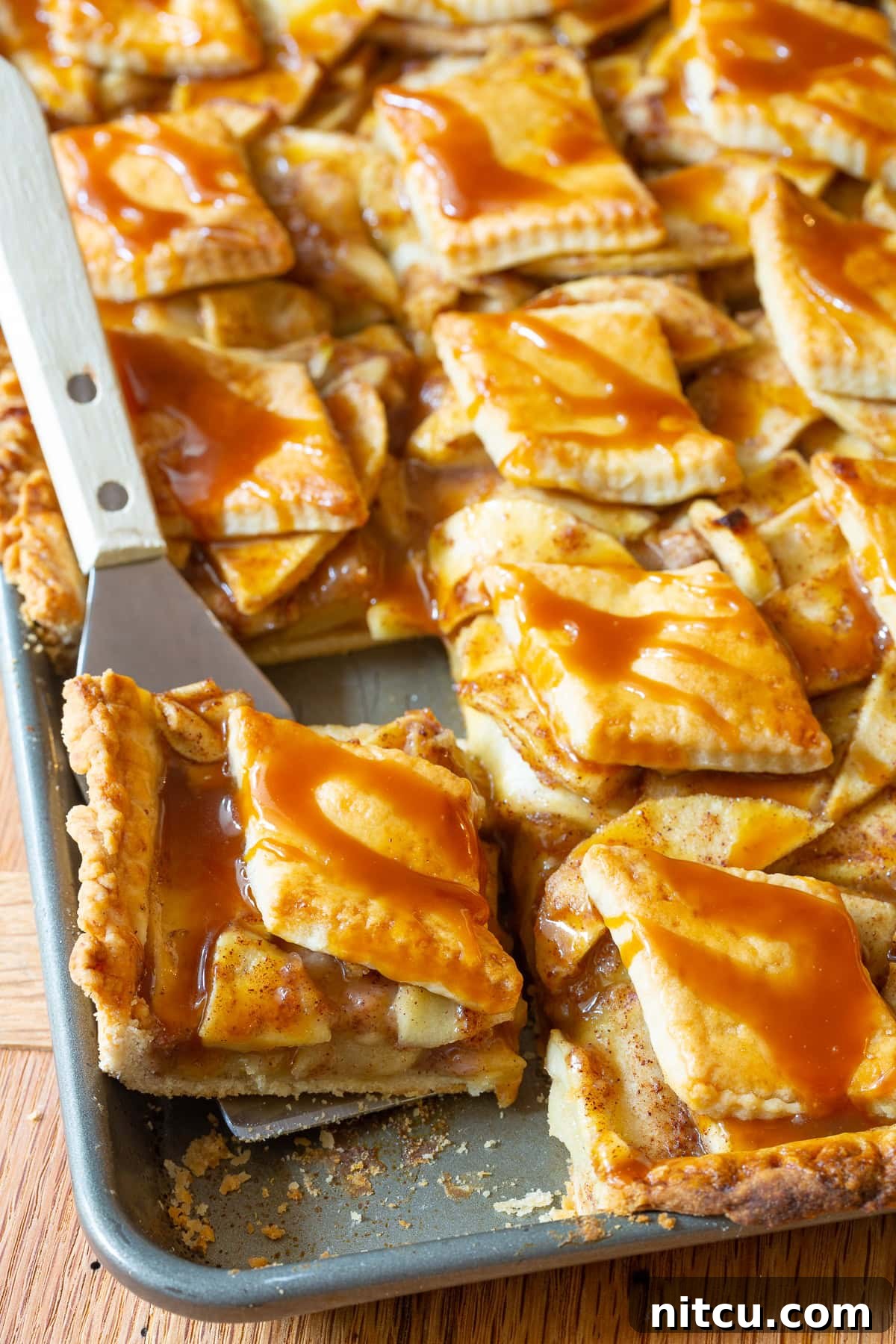 Best Apple Pie Recipe: Caramel Apple Slab Pie