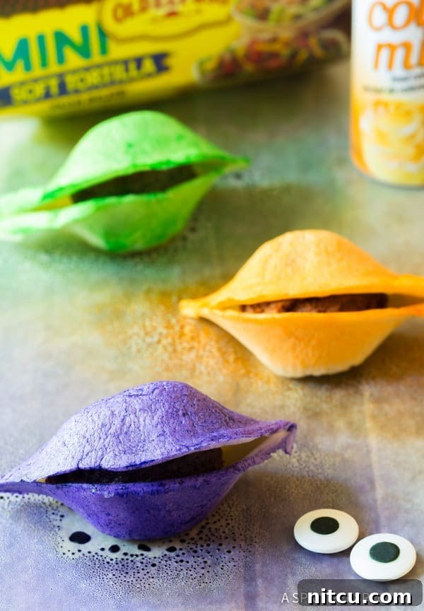 Creative Chocolate Taco Monsters for Halloween! Easy Recipe