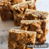 Caramel Pecan Pie Bars | ASpicyPerspective.com