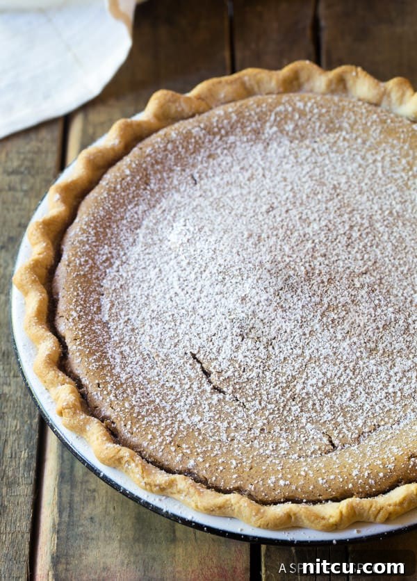 Cinnamon Pie in a Barn Light Electric Pie Plate.