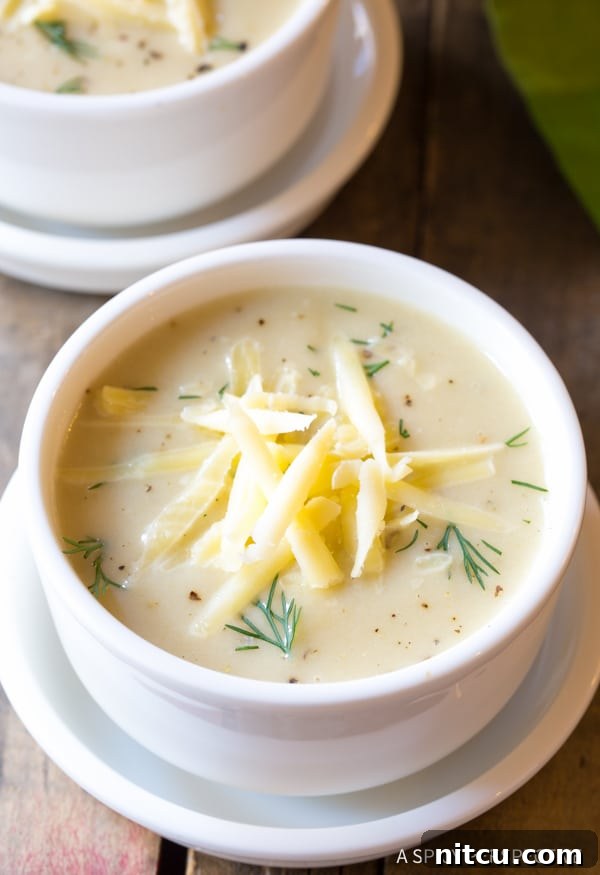 The Best Irish Creamy Cauliflower Soup Recipe for Saint Patrick's Day - a hearty, smooth, and utterly delicious dish.