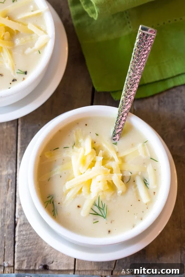 Best Irish Creamy Cauliflower Soup Recipe for Saint Patrick's Day - a hearty, smooth, and utterly delicious dish.