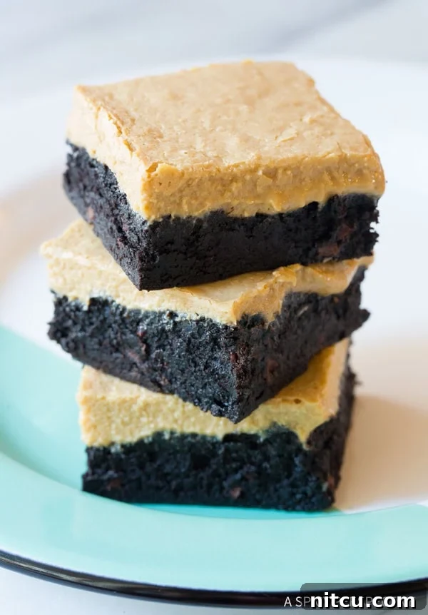 Baileys Irish Cream Coffee Bars stacked on plate