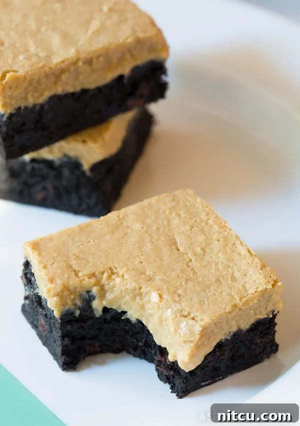 Coffee Brownies - Gooey Baileys Irish Cream Coffee Bars for Saint Patrick's Day!