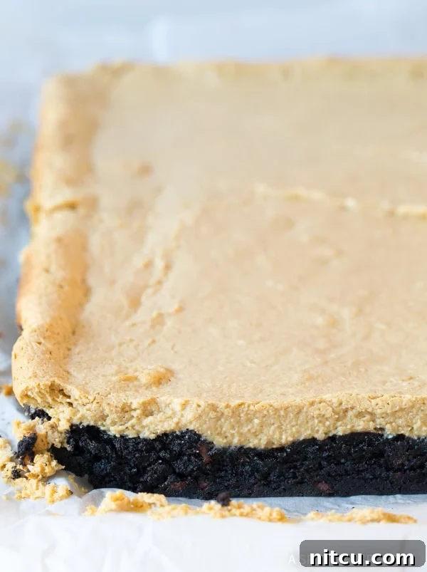 Cheesecake Brownies - Festive Baileys Irish Cream Coffee Bars for Saint Patrick's Day!