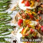 Bruschetta Chicken Sheet Pan Dinner Recipe