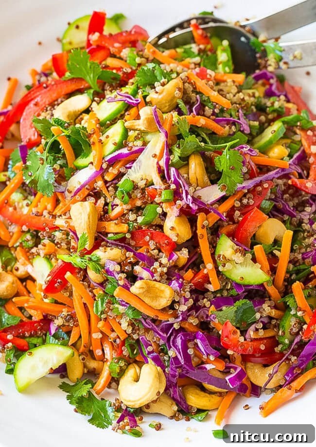 Thai Quinoa Salad Recipe - Healthy, vibrant, and delicious!