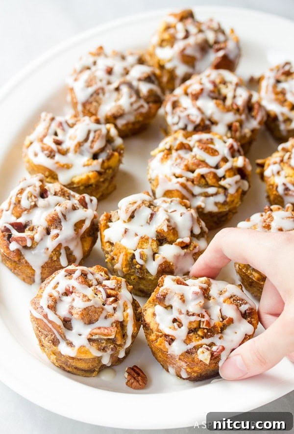 Delicious Cinnamon Roll Bread Pudding Muffins for breakfast or dessert