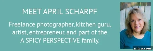 April Scharpf, author of the recipe