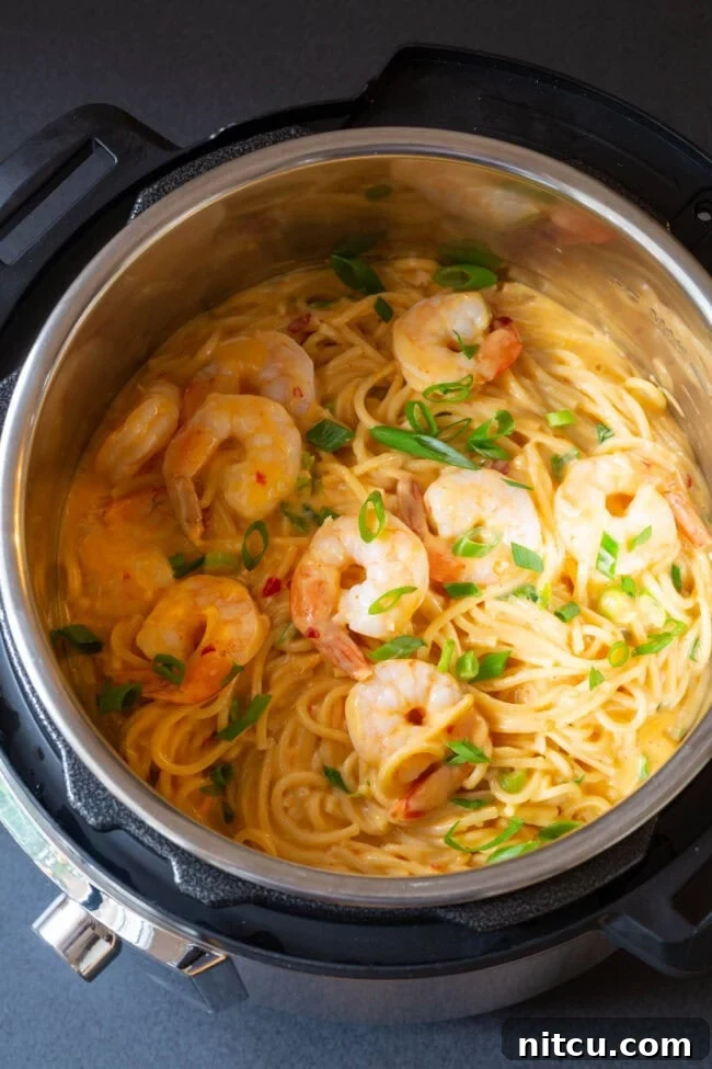 Perfect Instant Pot Bang Bang Shrimp Pasta Recipe