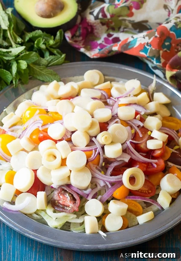 How To Make Hearts of Palm Salad with Brazilian Vinaigrette