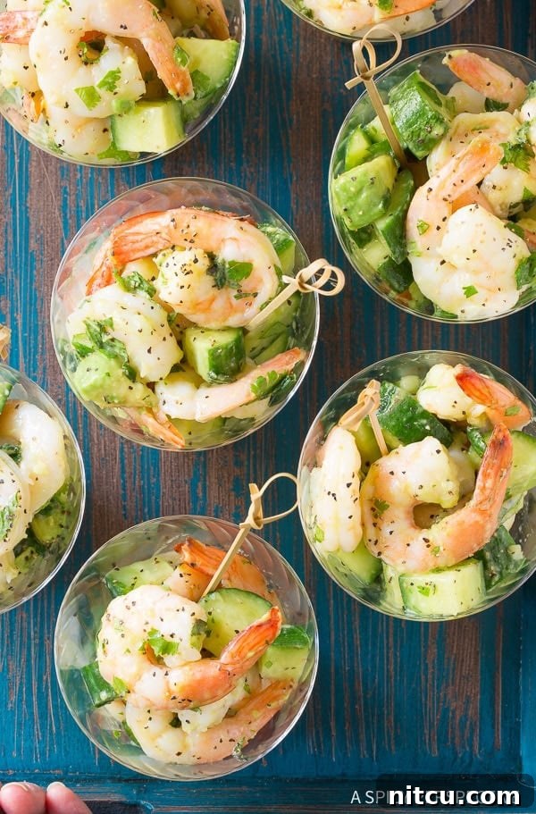 Delicious Garlic Lime Roasted Shrimp Salad perfect for summer gatherings