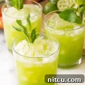 Cucumber Ginger Mint Agua Fresca Mocktail Recipe